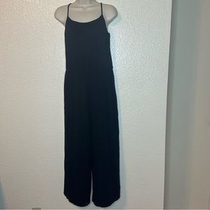 Antistar Black Jumpsuit Wide Leg